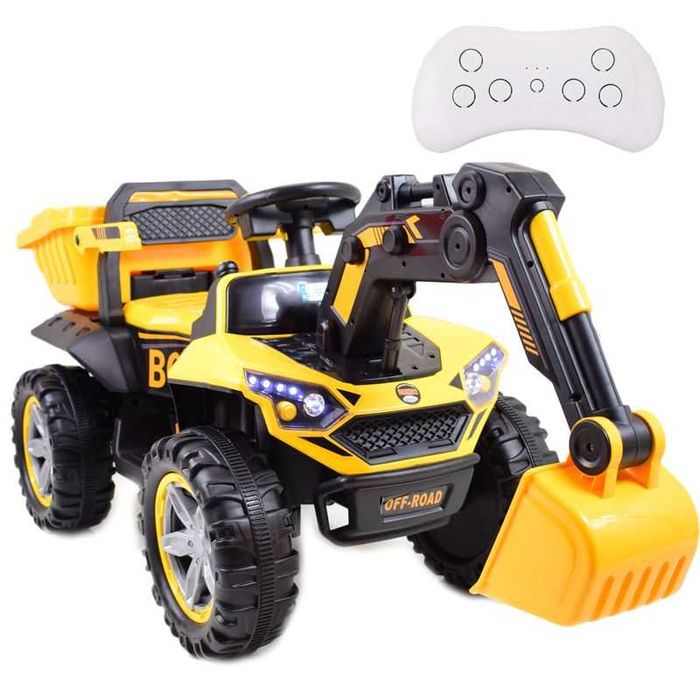 Wielka KOPRKA + WYWROTKA Na akumulator Pełna ELEKTRYKA, Pilot, HIT