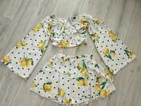 Komplet lemon print cytryny In The Style