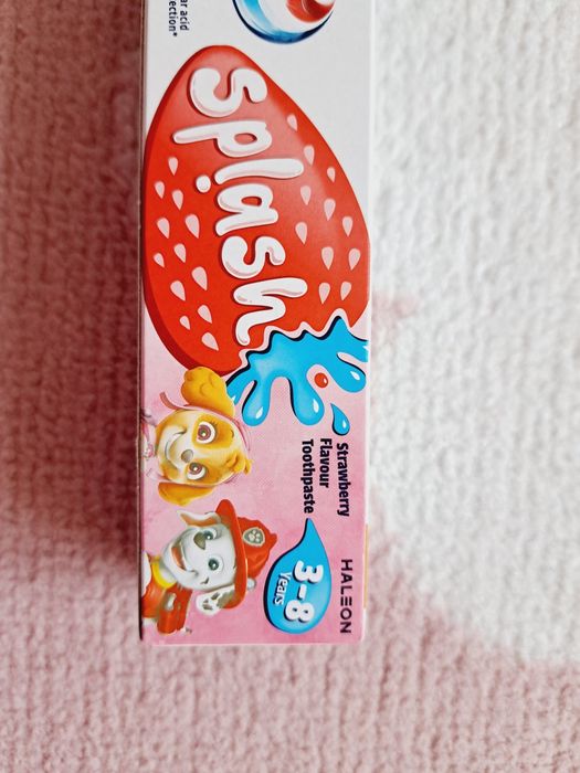 1 szt. Nowa pasta do zębów dla dzieci 3-8 Aquafresh splash