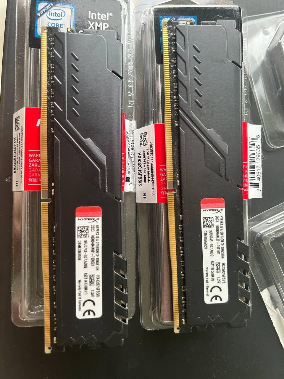 DDR 4 Hyper X 8 gb × 2шт