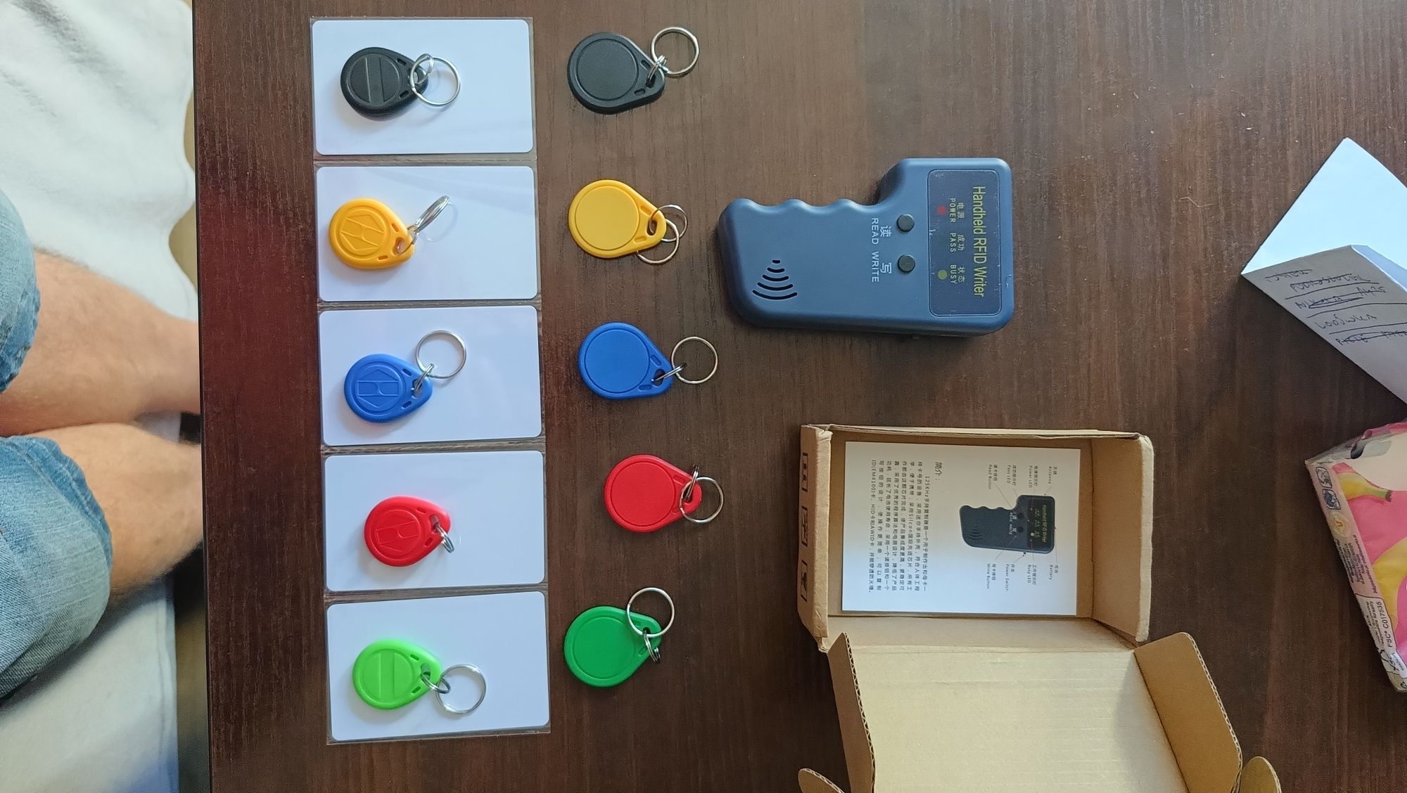 programator rfid 5 kart 10 breloki
