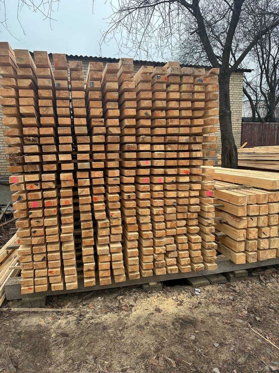 Дошка обрізна сосна свіжопил. Брус, рейка. В наявності стропила. ліс