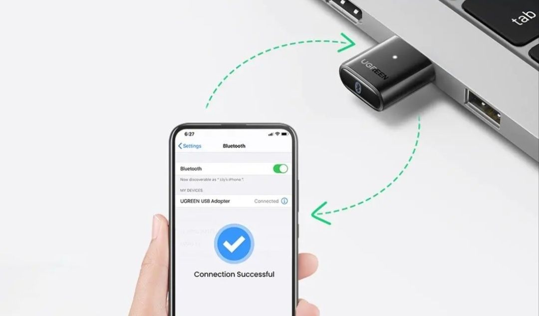 Adapter Bluetooth UGREEN CM390 Czarny