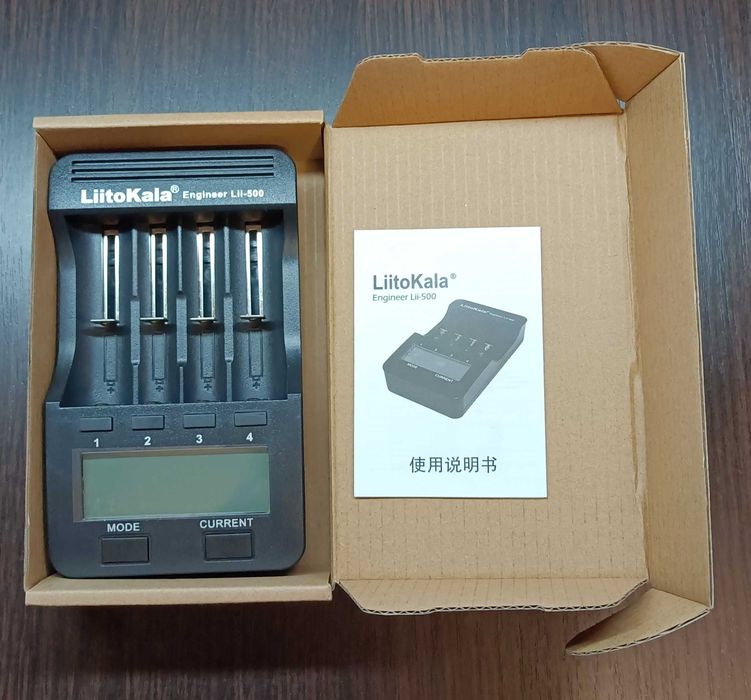 Зарядка LiitoKala Lii-500 аккумуляторов. Зарядний пристрій. Оригінал