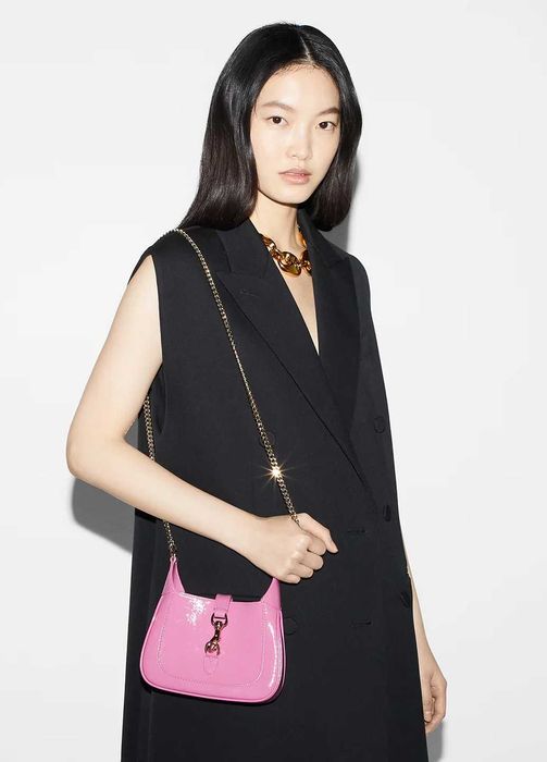 Сумка Gucci Jackie Notte Mini Bag in Pink