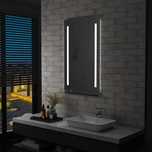 Vidaxl Ścienne Lustro Łazienkowe Z Led, Z Półką, 60 X 100 Cm