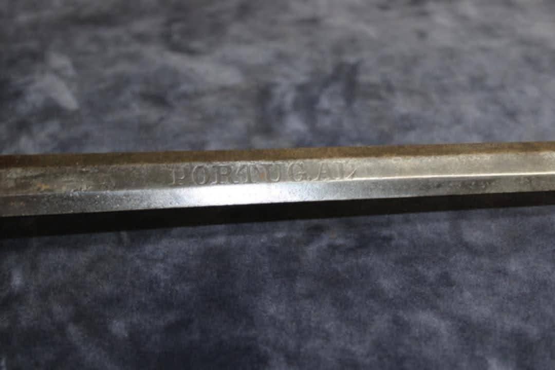 Espada de músico do regimento português de caçadores