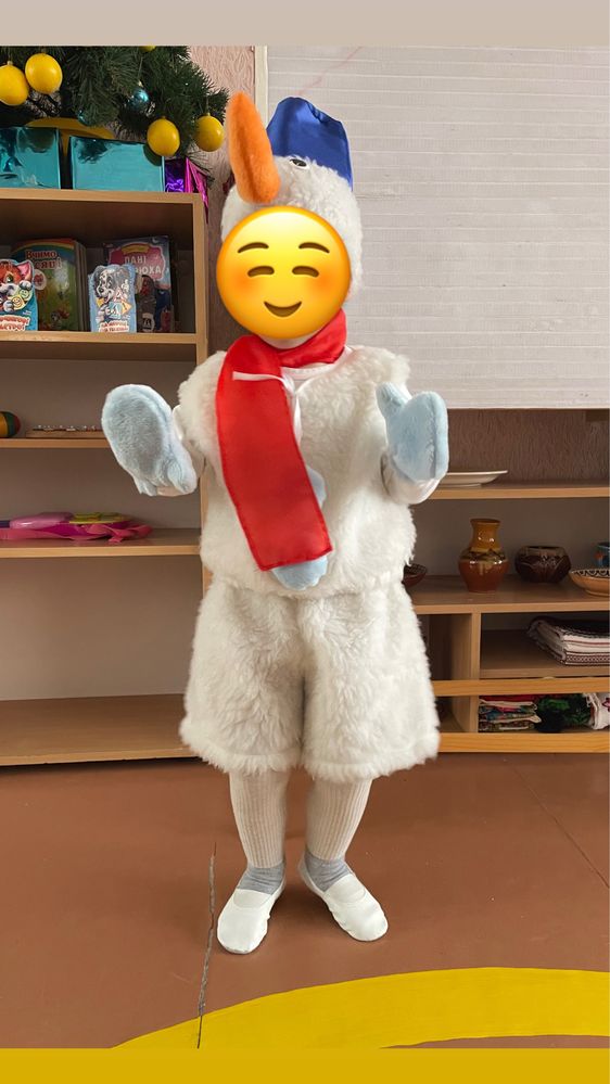 Костюм сніговик дитячий