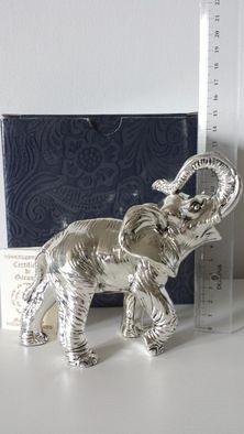 figurka posrebrzana słonik prezent