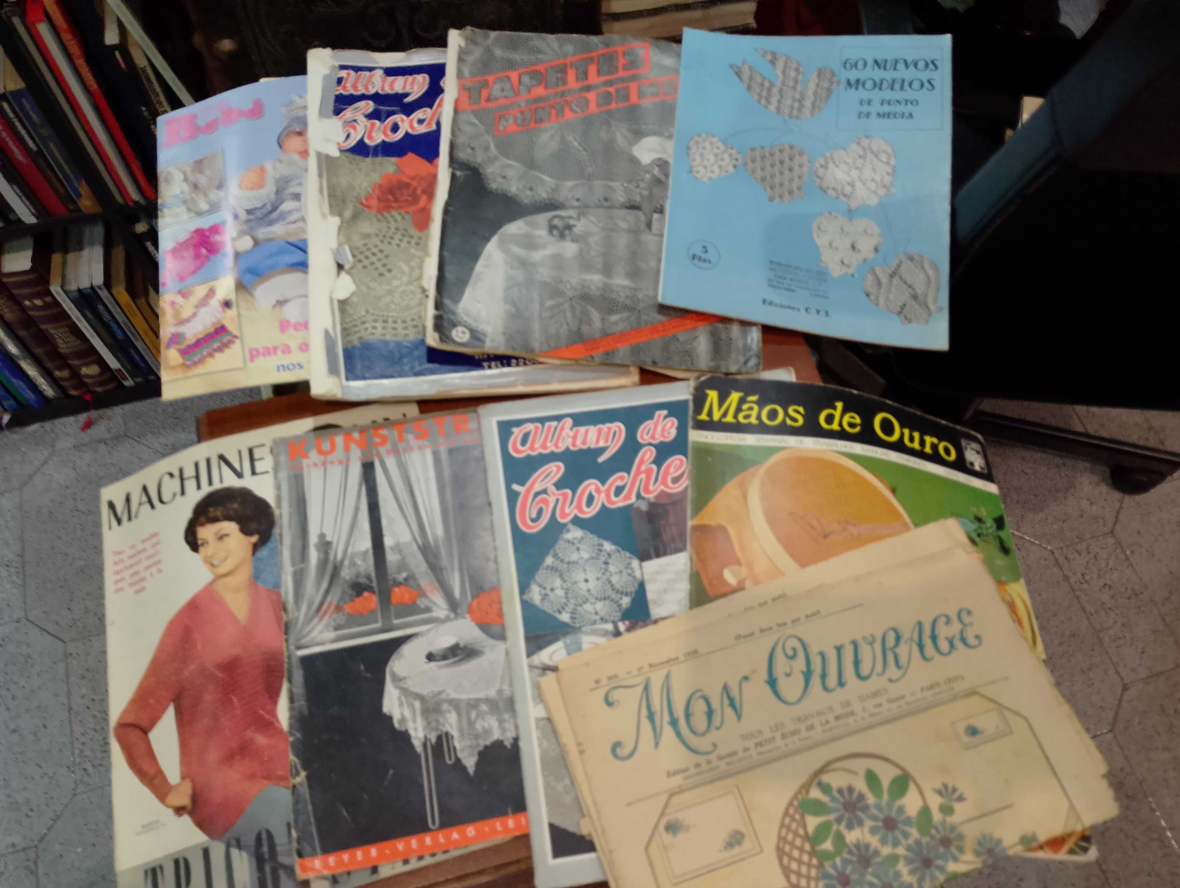 Crochê / / Tricot etc etc 30 revistas antigas