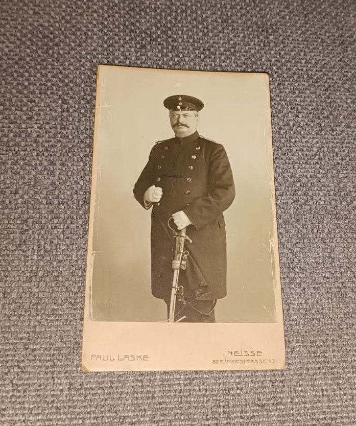 Zdjęcie stare wojskowe Nysa 1903 rok