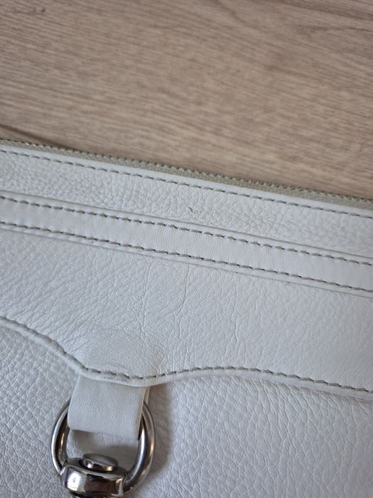 Mała kopertówka torebka biała Rebecca Minkoff używana