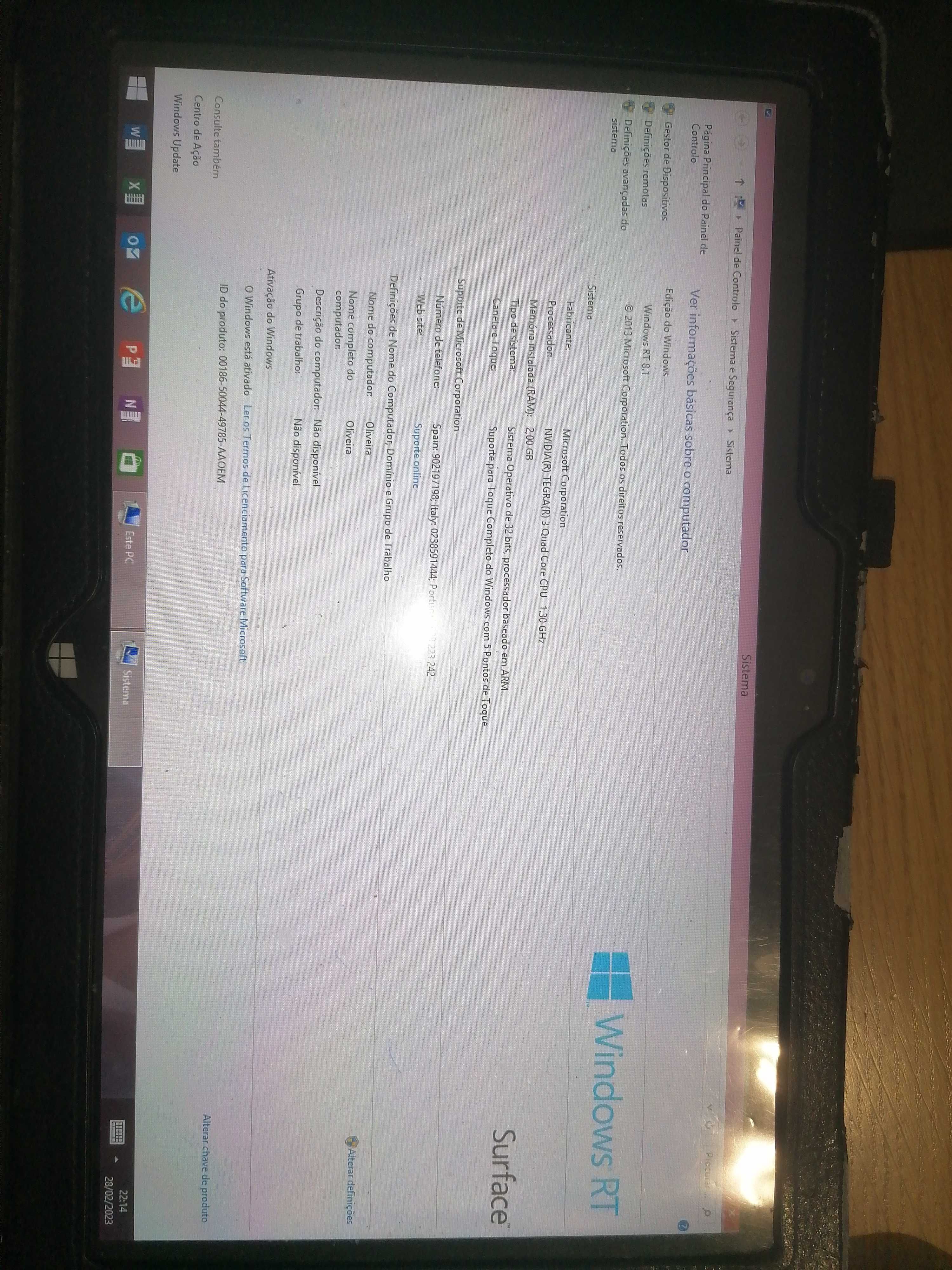 Surface RT 8.1 64 gb