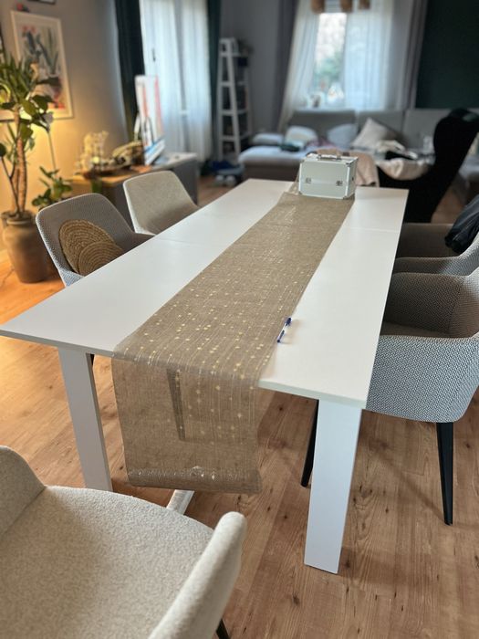 Stół, biały, używany