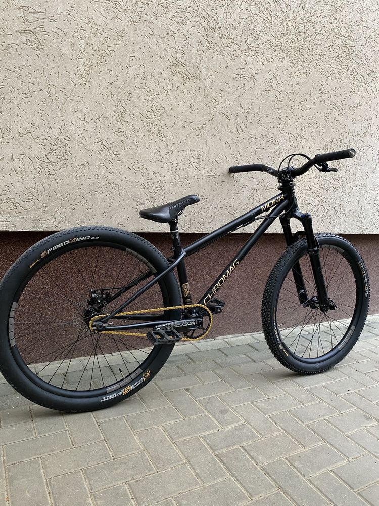 chromag monk + pike dj (rama + amortyzator) chromag rock shox widelec