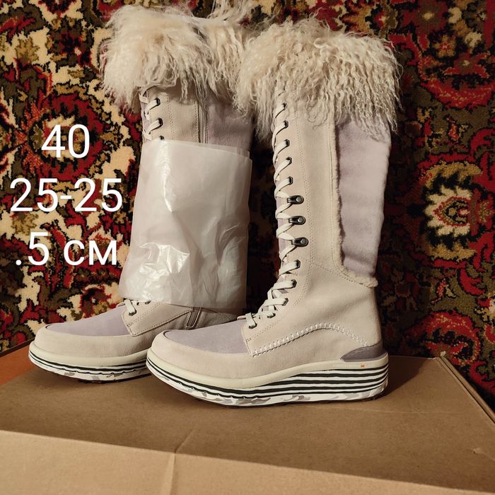 Нові замшеві Зимові Чоботи  25-25.5 см Deckers X Lab VIBRAM