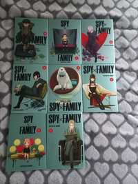 Spy x family mangi kolekcja tomy 1-8 stan idealny