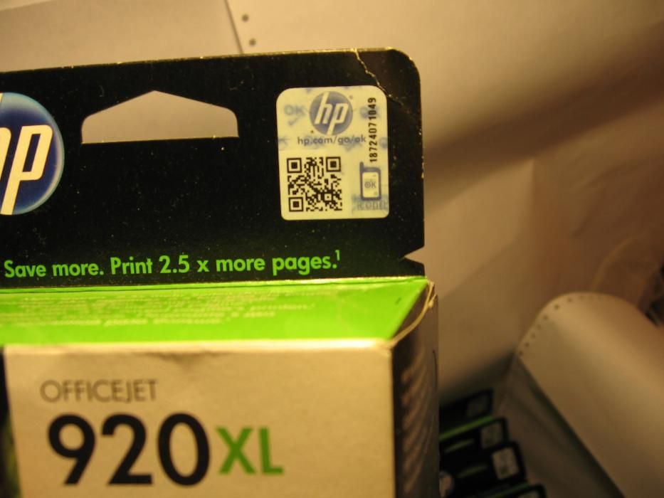 картридж HP 920 XL черный