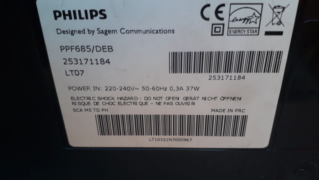 Fax Philips  PPF 685