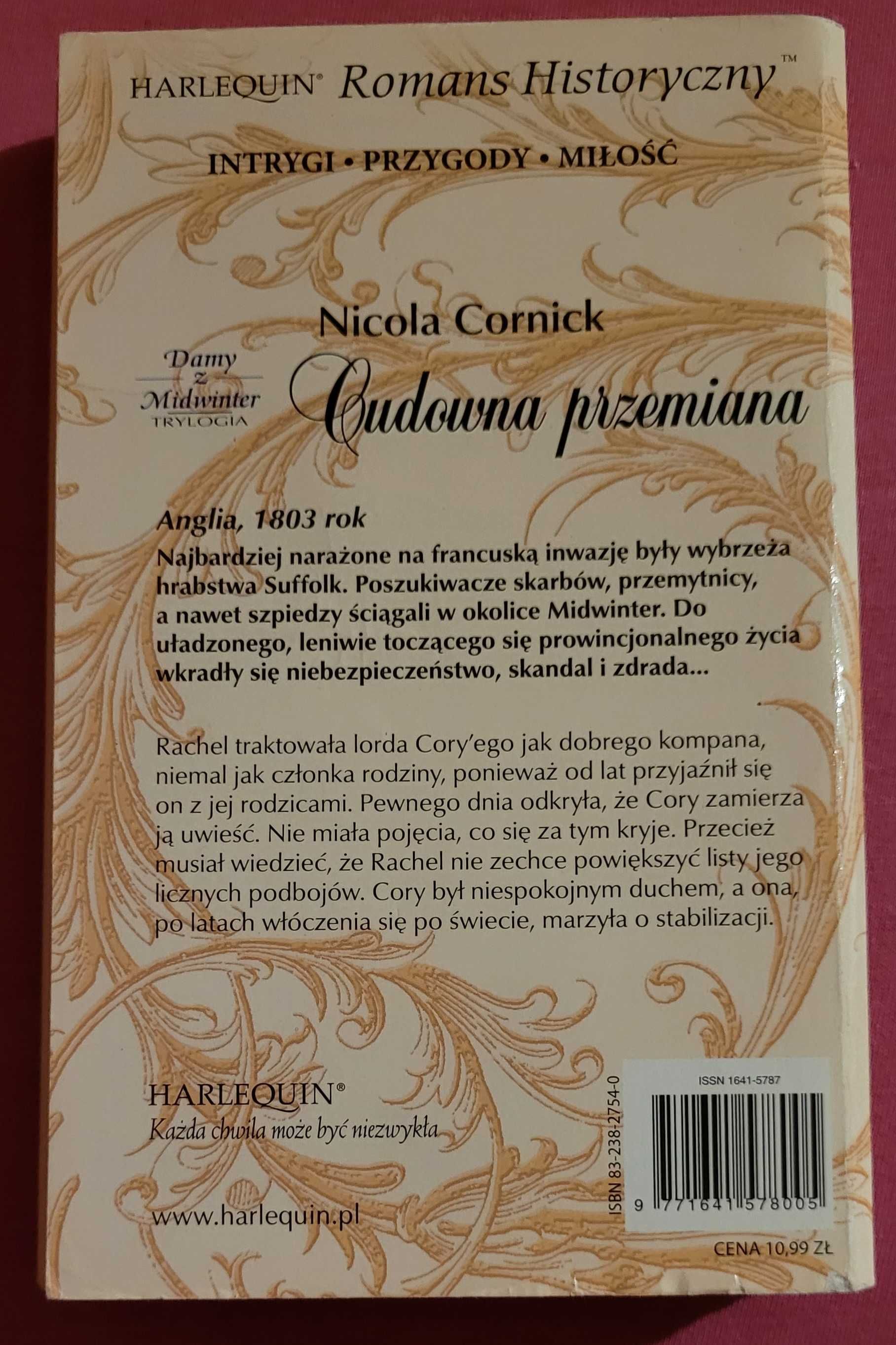 Romans historyczny "Cudowna przemiana " autor N.Cornick 159