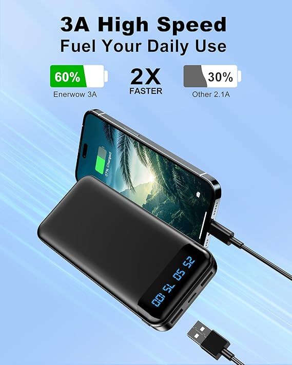 enerwow power bank 2 sztuki 16000mah