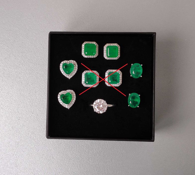 Розпродаж прикрас сережки пусети колечко