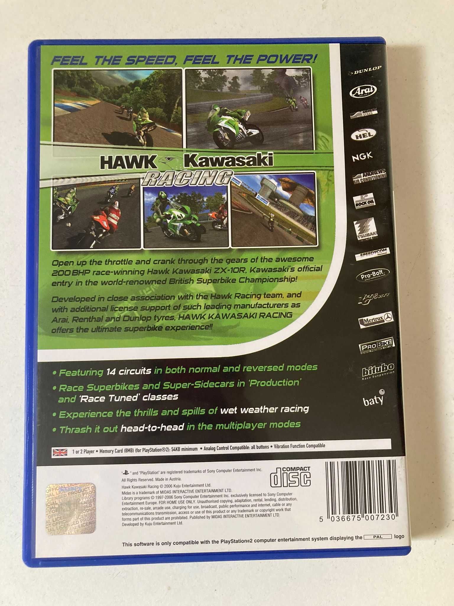 PS2 - Hawk Kawasaki Racing