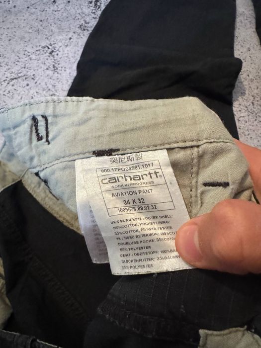 карго штаны carhartt на утяжках vintage