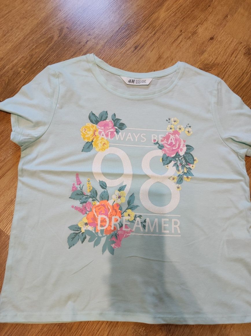 Koszulka dziewczęca Nowa rozmiar 146-152 cm H&M