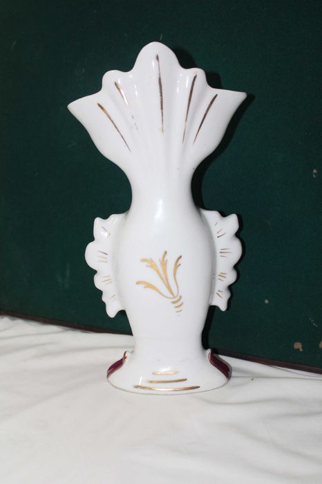 Jarra Altar, Porcelana Vista Alegre, marca cegonha, 32 Cm