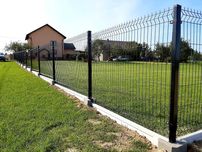 Ogrodzenie panelowe 143cm fi4 panel deska słupek