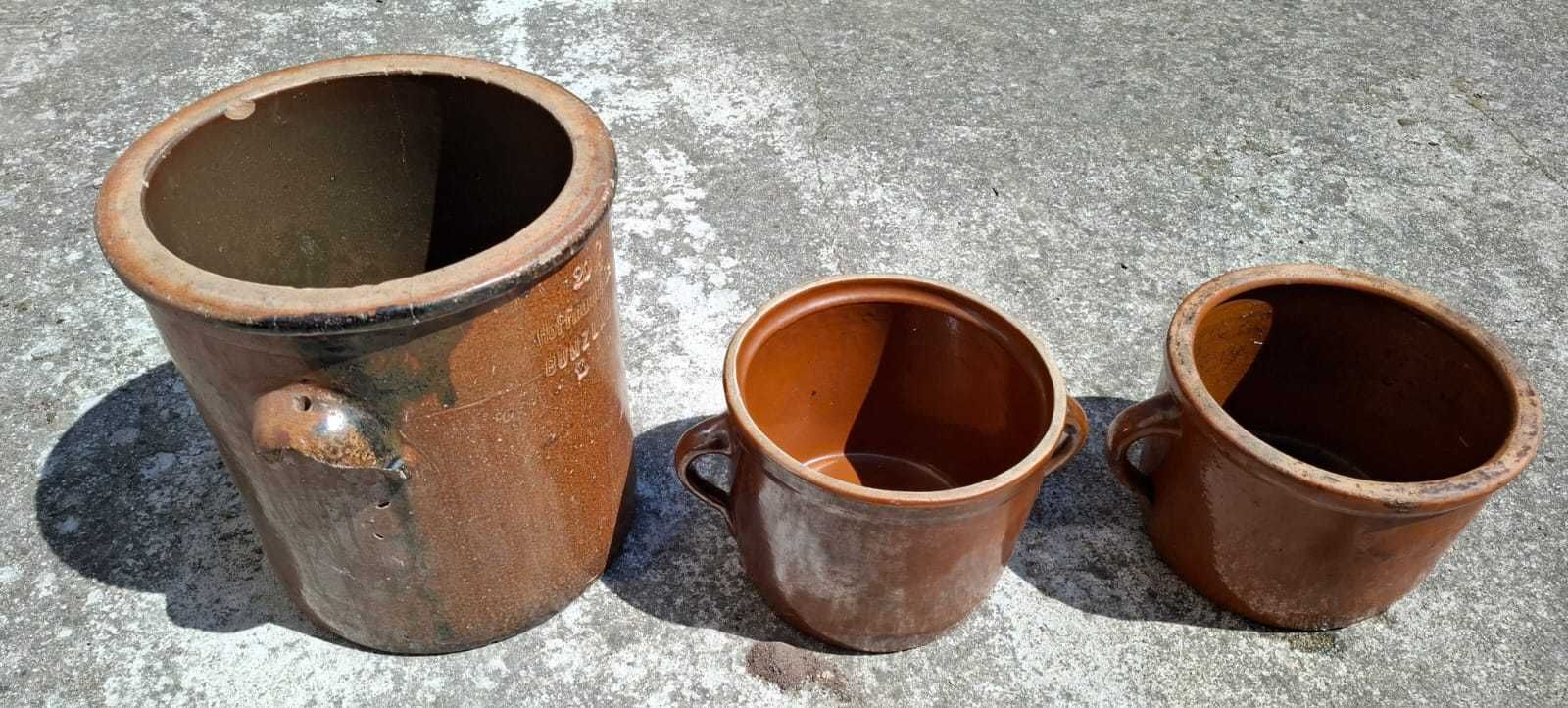 Garnki gliniane do kiszenia ogórków, kapusty