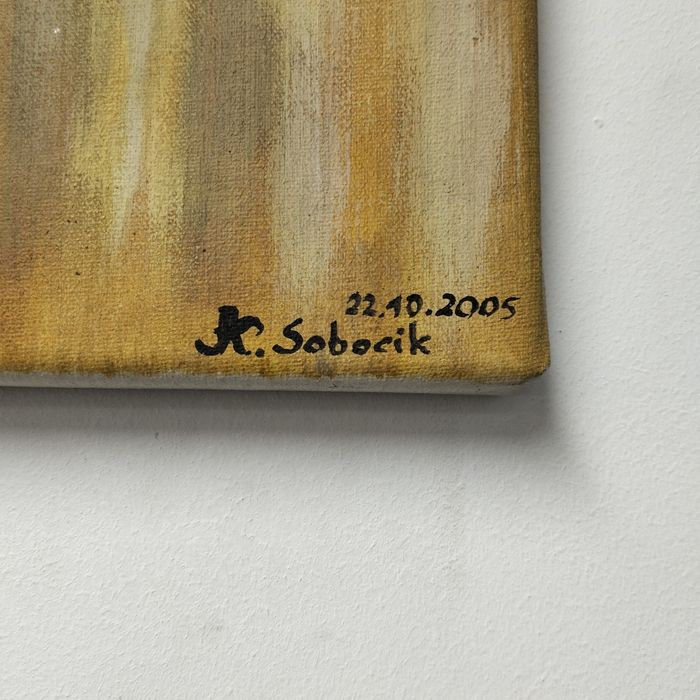 Stary obraz malowany Sobocik