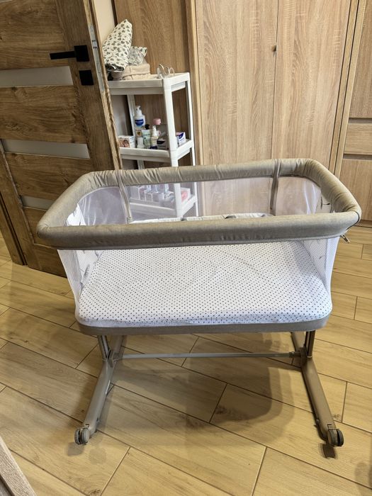Łóżeczko dostawne Lionelo Aurora 3w1 - beige cappuccino
