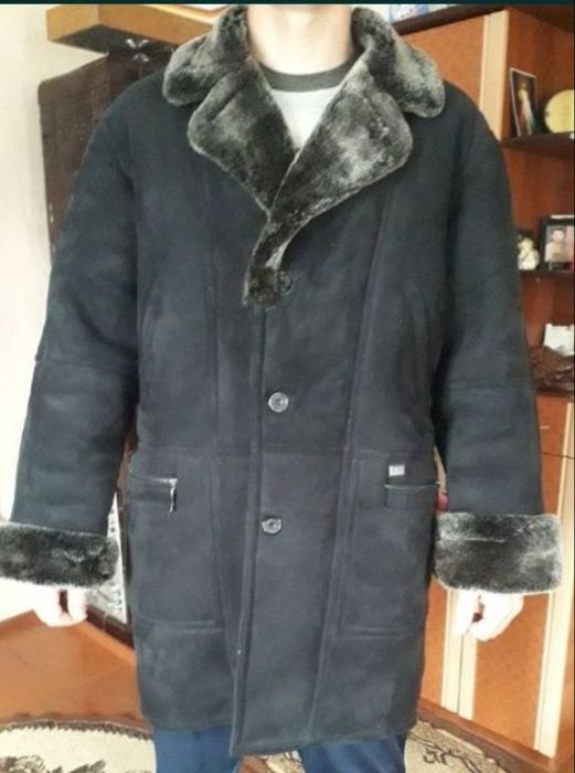 Нова Дубленка мужская, дубльонка, дублянка чоловіча, пальто, куртка