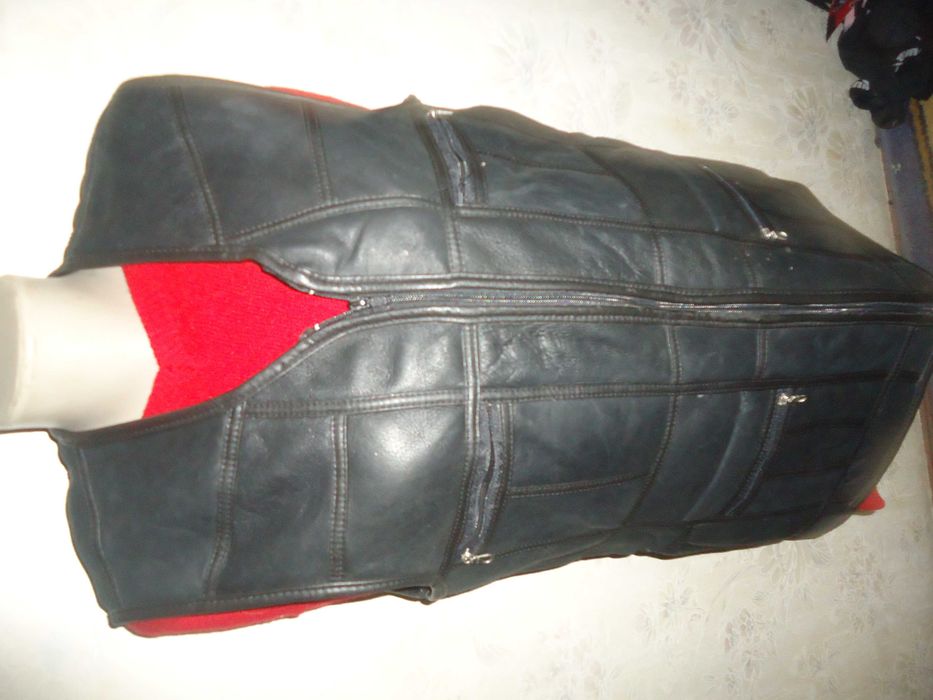 желет кожа на меху