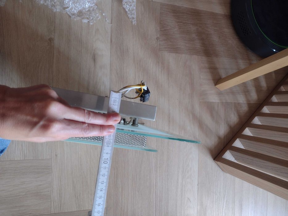 Lampy plafon szkło kinkiet komplet 2 szt przedpokój pokój