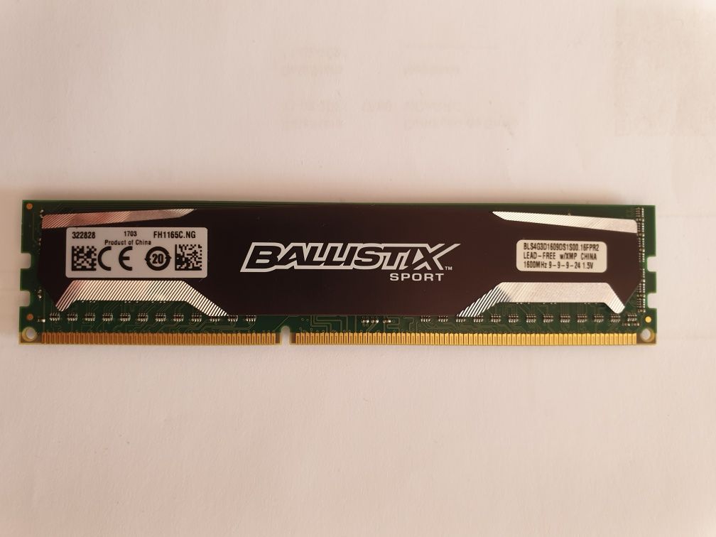 Memória ram 4gb ddr3 Ballistrx