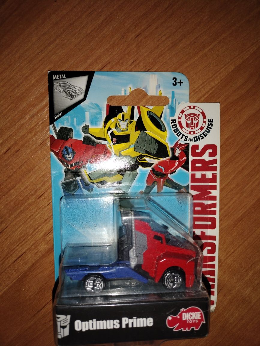 Металеві моделі машинки Dickie Toys Robots in disguise Transformers