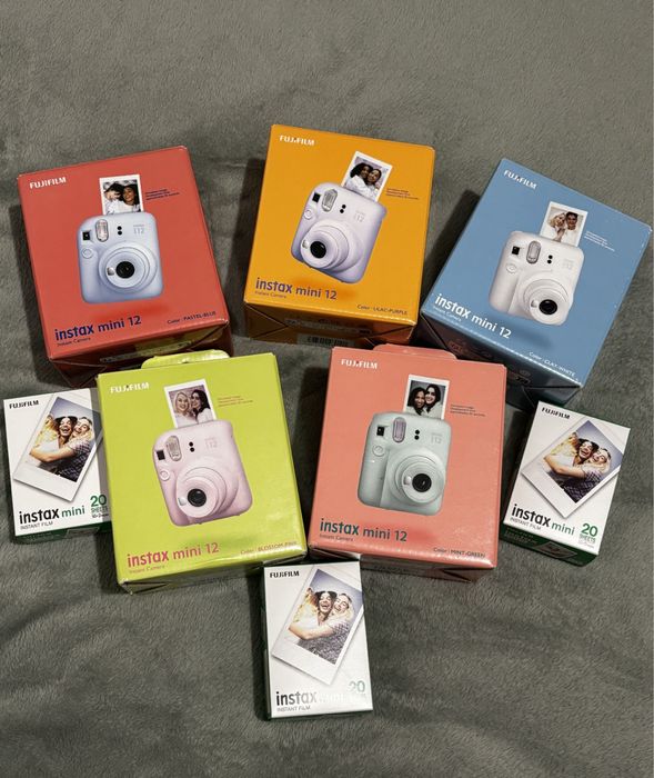 НОВ! Інстакс міні 12/instax mini 12!Картриджі до них по 420грн.