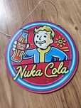 Fallout nuka Cola zawieszka na ścianę.