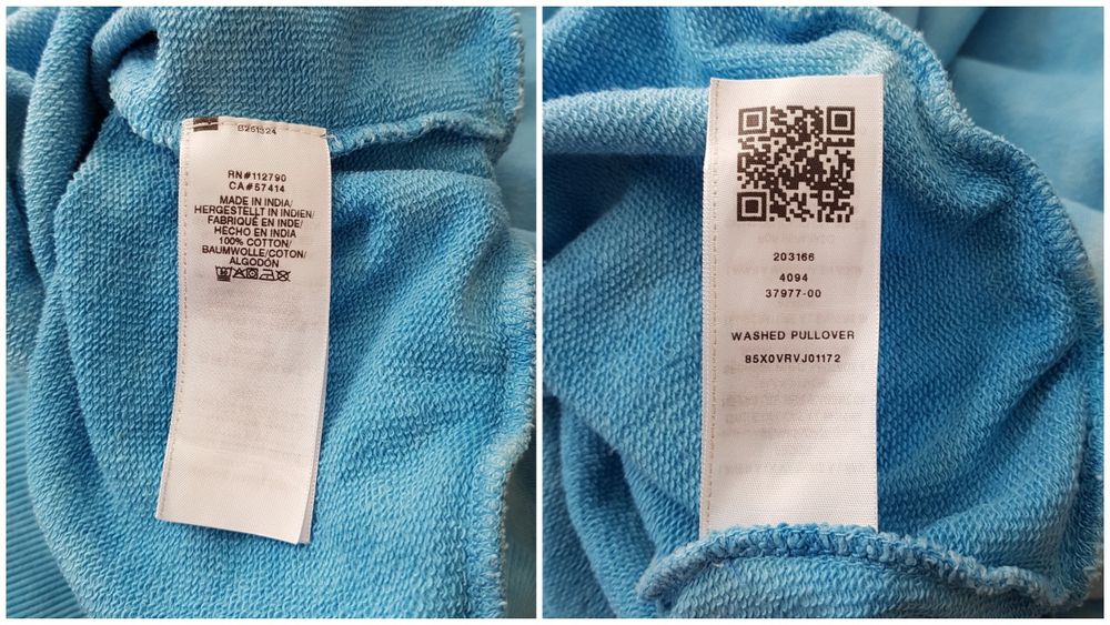 True Religion Washed Sweatshirt кофта світшот оригінал L