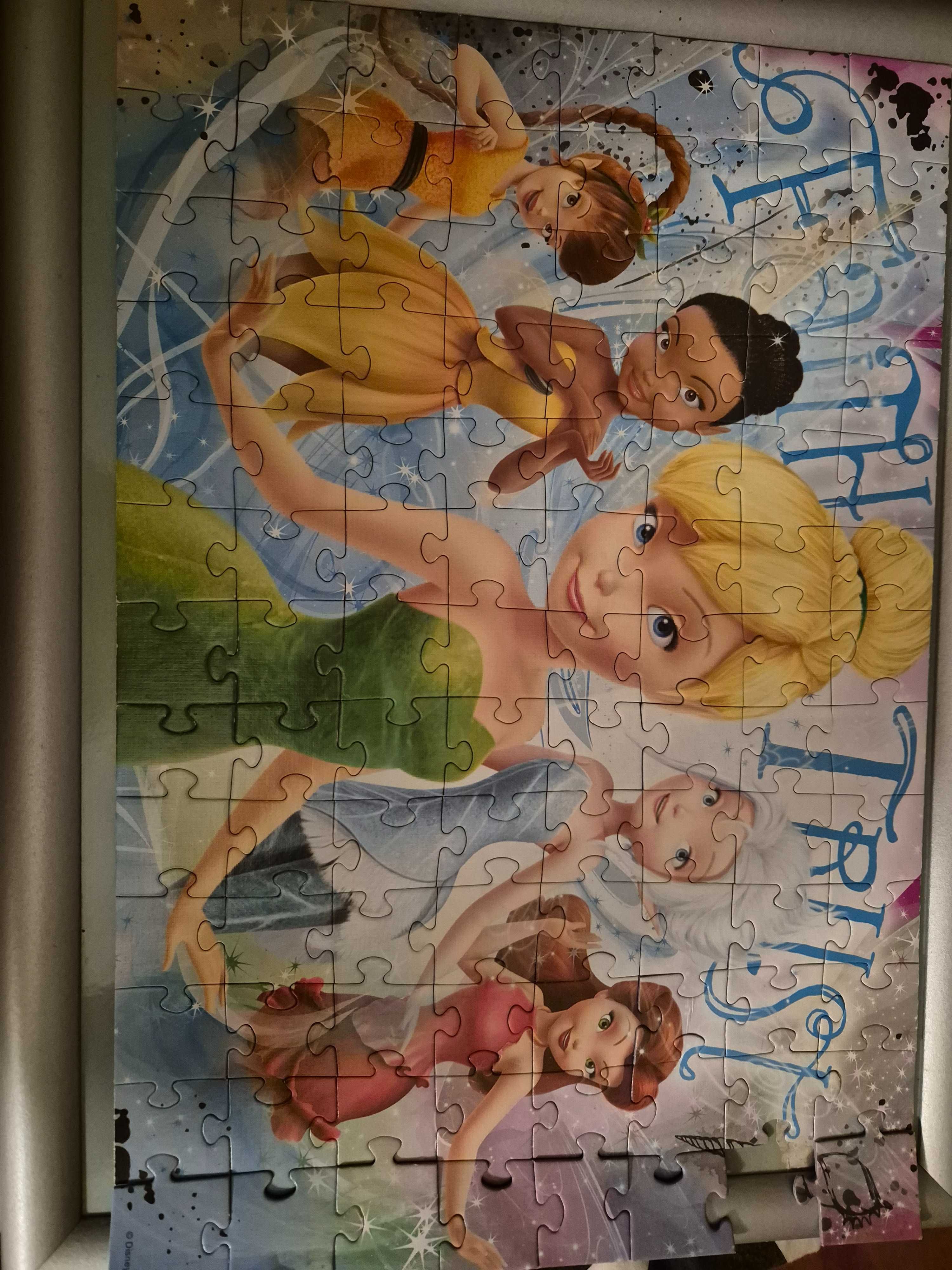 Puzzle dla dziewczynki 5 lat -7 kompletów