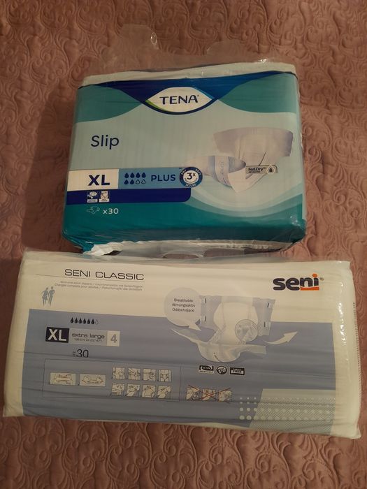 Памперси для дорослих TENA slip, SENI CLASSIC EXTRA LARGE розм XL 30шт