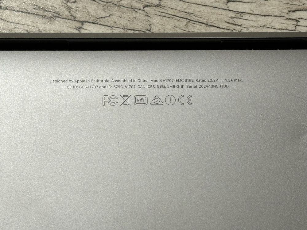 MacBook Pro A1707 экран тачпад топкейс клавиатура запчасти