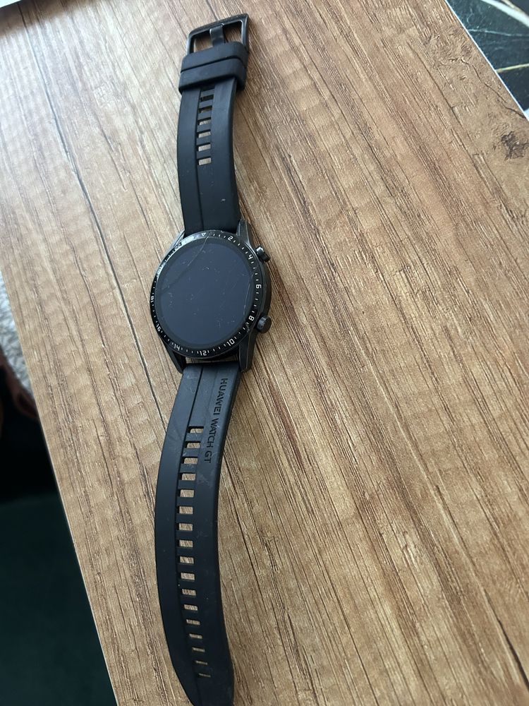 Smartwatch Huawei Watch GT 2 Sport czarny uszkodzony