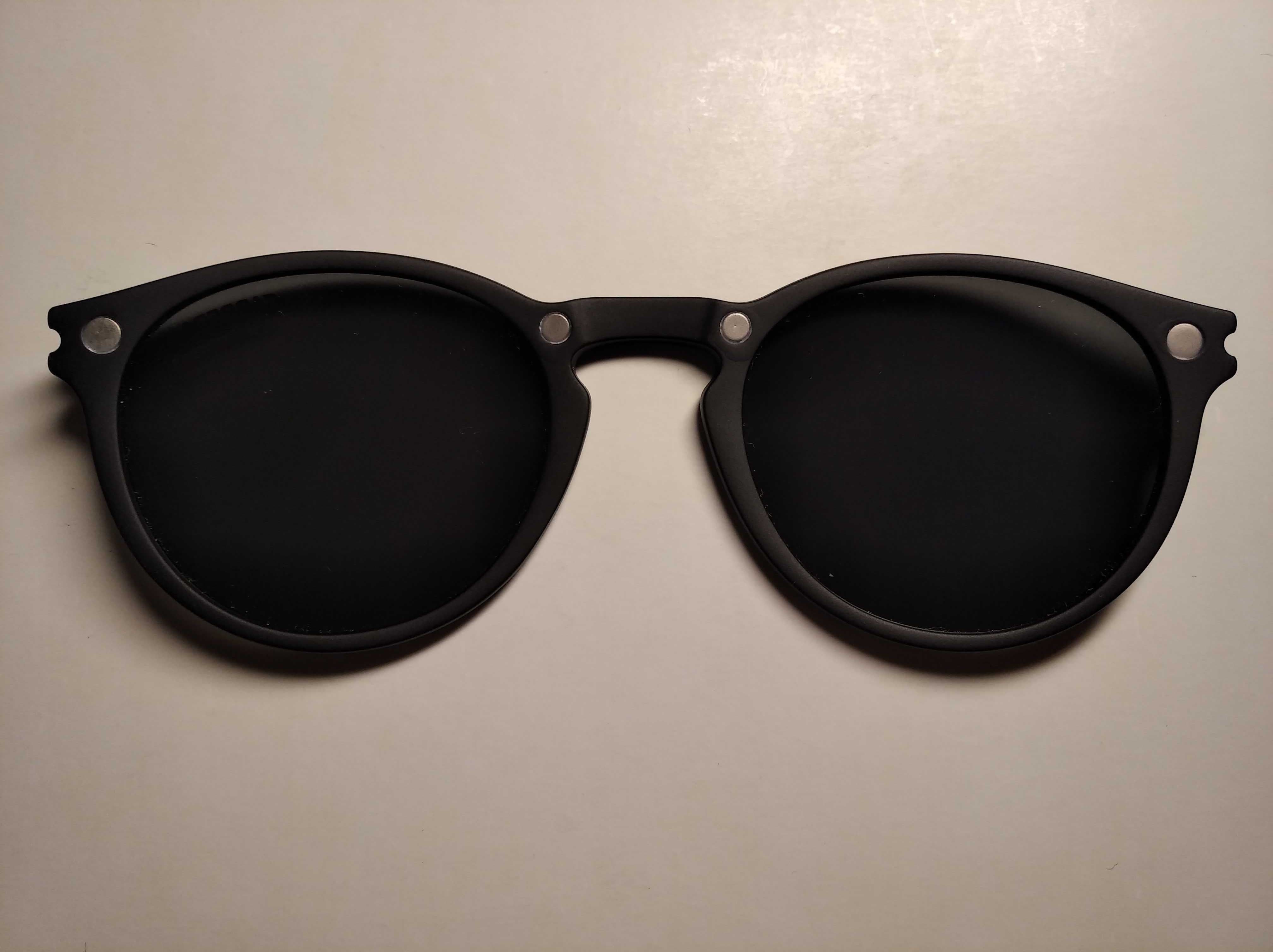 Carrera: Clip-on magnético solar polarizado, preto mate
