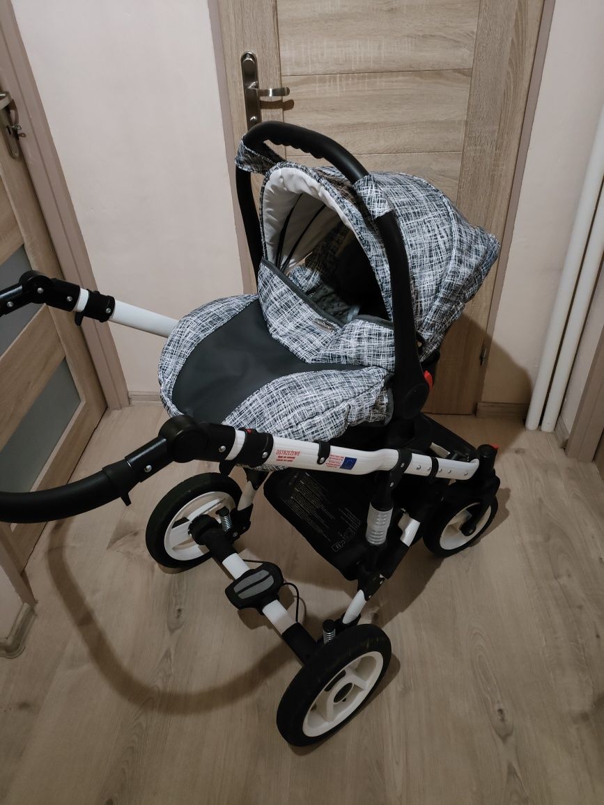 Wózek Adbor Ottis 3w1 + baza isofix