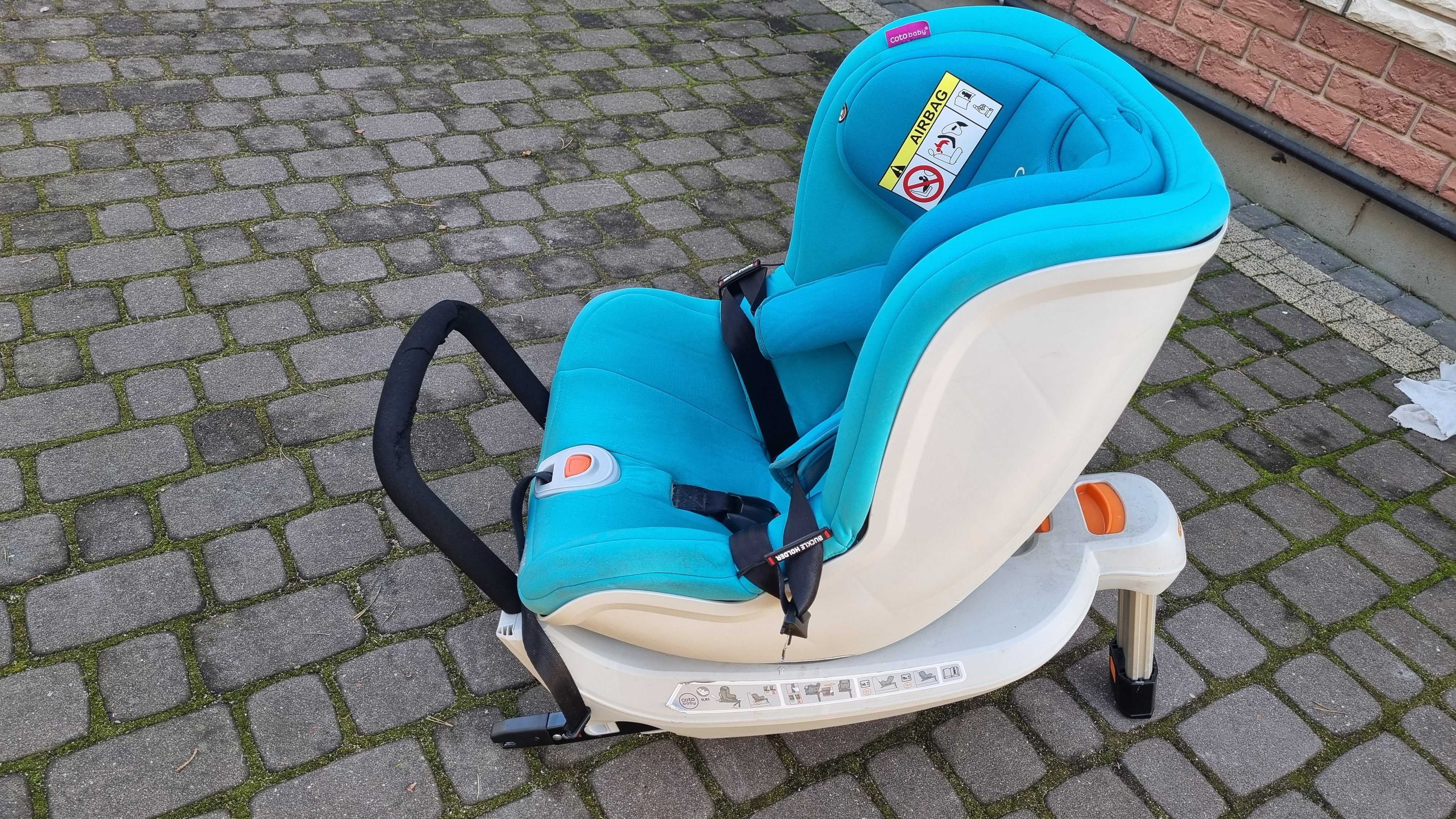 Fotelik obrotowy 360 Coto Baby Solario 0-18kg isofix