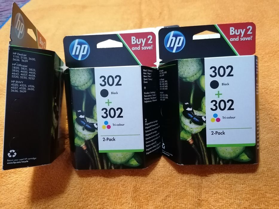 Hp tinteiros 62XL preto